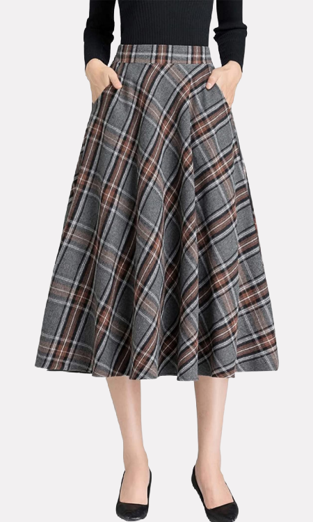 Ladies winter 2024 skirts uk